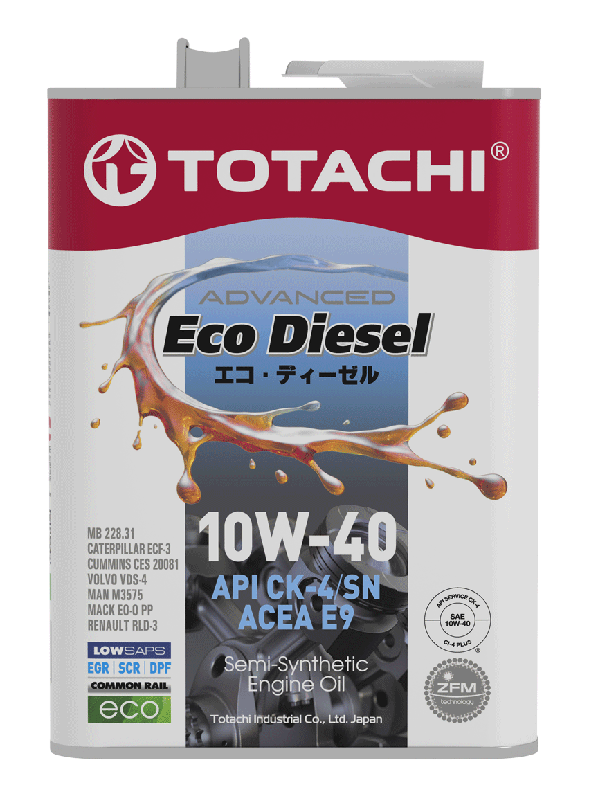 Eco Diesel 10W-40 API CK-4/SN