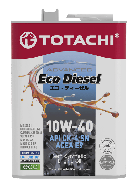 Eco Diesel 10W-40 API CK-4/SN